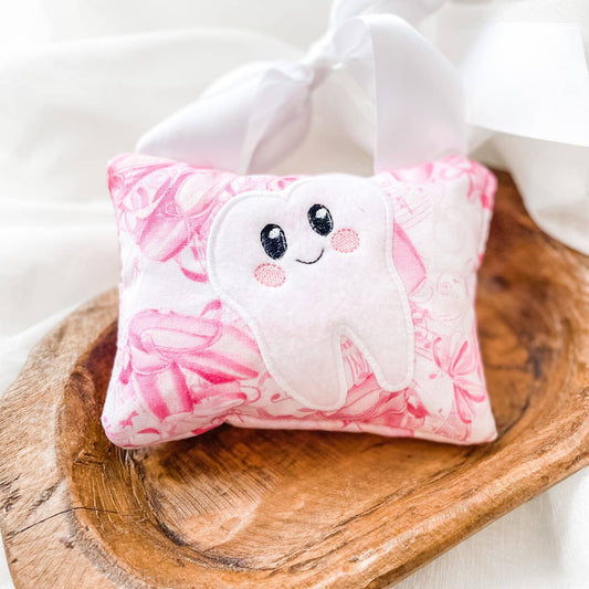 Pink Dancer Tooth Fairy Pillow