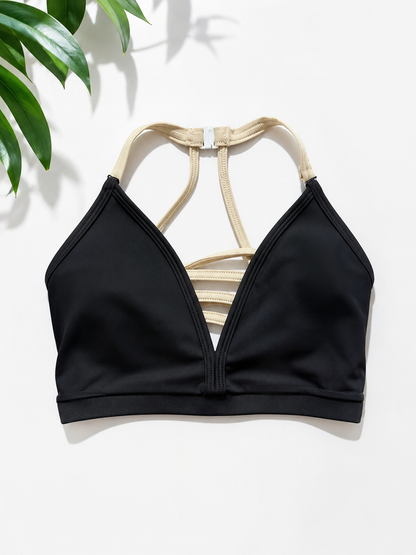 Ignite Activewear- The Kaidence Strappy  V Bra Top