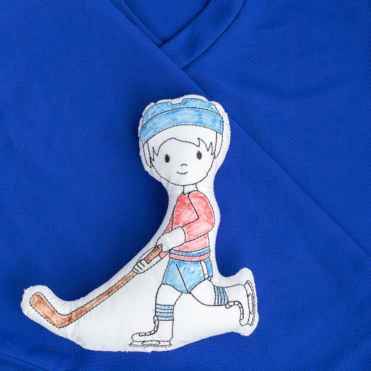 Hockey Player Color Me Activity Kit For Kids