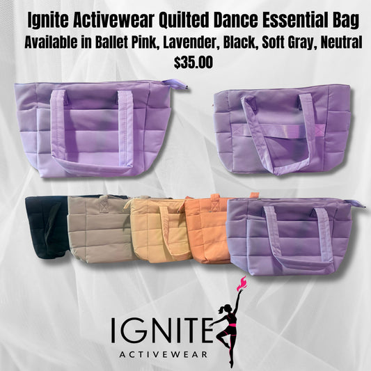Ignite Activewear Quilted Everyday Tote