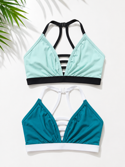 Ignite Activewear- The Kaidence Strappy  V Bra Top