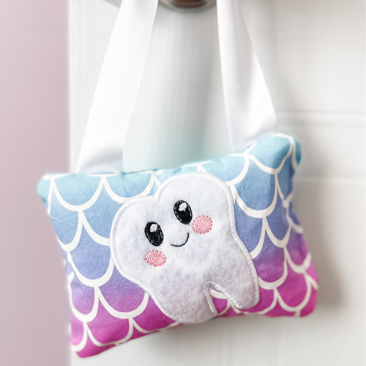 Mermaid Ombre Tooth Fairy Pillow