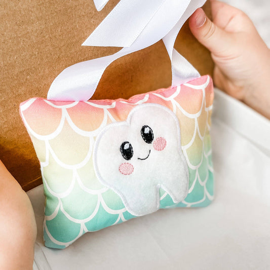 Mermaid Ombre Tooth Fairy Pillow