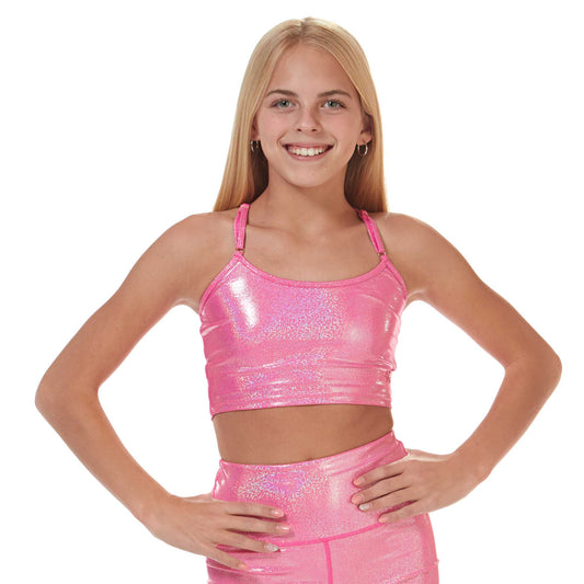 Dragonwing Ignite Crop Top - Pink Sapphire YOUTH/Young Adult