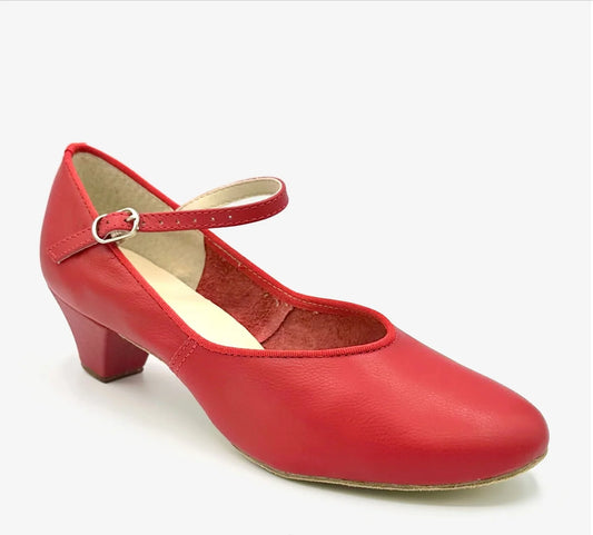So Danca- Red 1.25" Candice CH02 Character Shoes