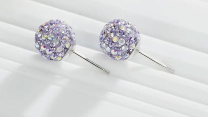 Sparkle Ball Earrings- 10mm