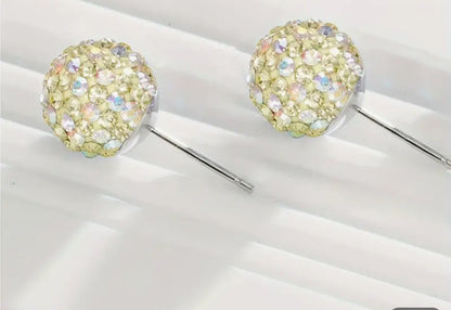 Sparkle Ball Earrings- 10mm