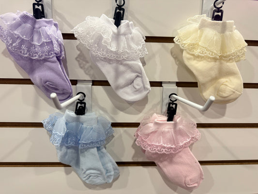 Ignite 2 Pack Ruffle Socks