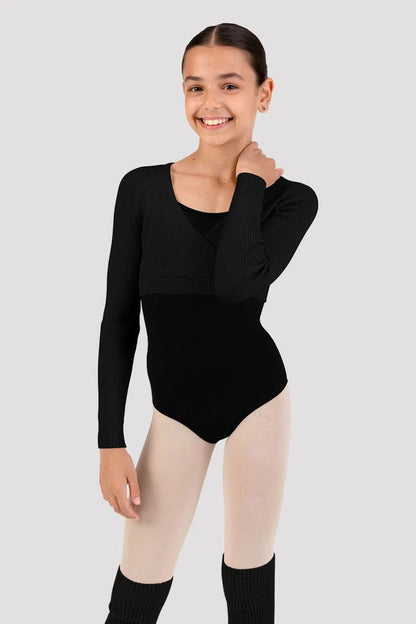 Bloch Girls Knit Wrap Sweater