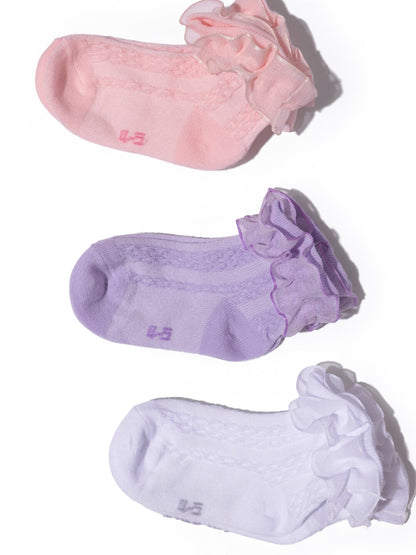 Capezio Ruffle Sock- 3 pack
