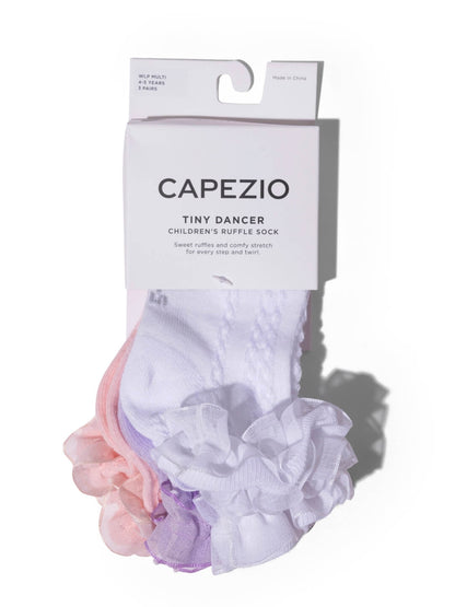 Capezio Ruffle Sock- 3 pack
