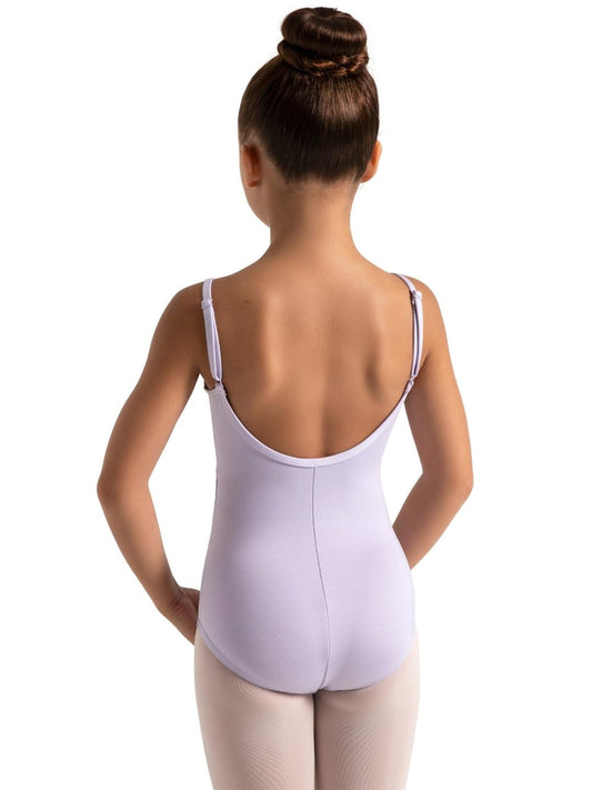 Studio Collection Pinch Front Camisole Leotard - Girls- Aubergine