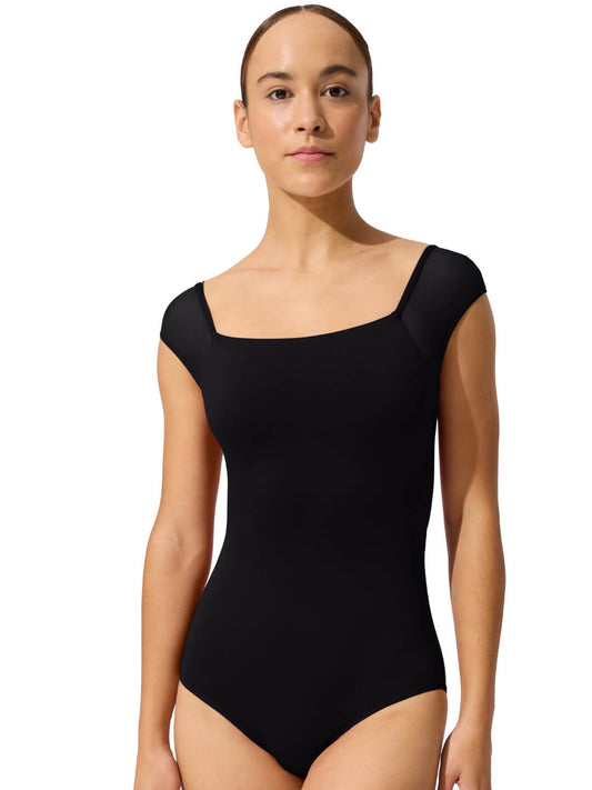 Capezio Twilight Rose Polyantha Leotard - Black only- Adults