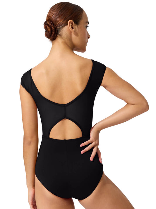 Capezio Twilight Rose Polyantha Leotard - Black only- Adults