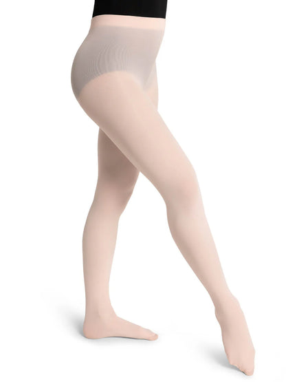 Capezio Ultra Soft Self Knit Waistband Footed Tight- Ladies