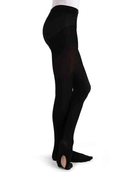 Capezio Ultra Soft™ Self Knit Waistband Transition Tight™–Child