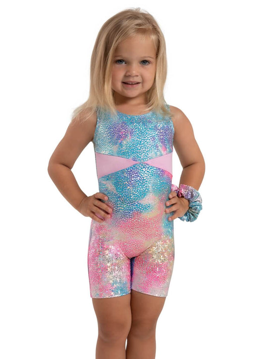 Capezio Unicorn Disco Stardust Biketard- 12303